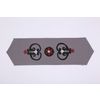 LA`AL Textiles / Coffee table runner, light gray (a)