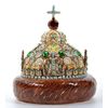 Лефортовский фарфор / Damask "Monomakh's hat" colored with gold and rhinestones