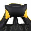 Computer chair BRABIX "GT Master GM-110", two pillows, eco-leather, black / yellow