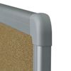 Cork Board for announcements (90x120 cm), aluminum frame, OFFICE, "2x3" (Poland)