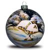 Christmas ball Village winter