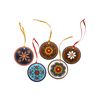 Шугозерская роспись / Shugozerskaya painting / Set of interior pendant decorations with compositions of Shugozerskaya painting