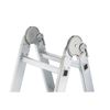 Aluminum stepladder M60 4x3 steps transformer, Hailo
