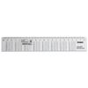 Plastic ruler 20cm, PYTHAGORAS, reference multiplication table