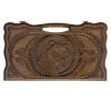 GamesDealer / Backgammon tallado "Tigre" con mango 50, Haleyan