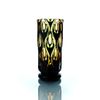 Гусевской Хрустальный завод / Crystal vase for flowers "Bohemia" amber-green