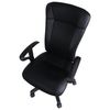 Armchair BRABIX "Optima MG-370", with armrests, eco leather / fabric, black
