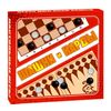 The game "Checkers and Backgammon" for children from 6 to 14 years old