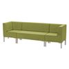 GARTLEX / Sofa soft double "Host" M-43, 1200x620x780 mm, without armrests, eco-leather, light green
