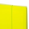 BRAUBERG / Notebook on rings A5 (175x220 mm), 120 sh., Plastic cover, cage, with fixing elastic band, yellow / 5 pcs.