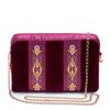 Торжокские золотошвеи / Velvet clutch "Chance meeting"