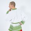 Тканые узоры / Green unisex shirt "Clear Falcon"