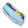 Pencil case-cosmetic bag INLANDIA, 2 branches, soft, "Bunny", blue, 20х7х9 cm