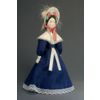 Потешный промысел / Porcelain souvenir doll "Young lady in a summer dress, mid 19th century"