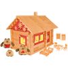Пелси / Construction set "Three bears hut with furniture, painting and electrical wiring", 151 elements