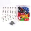 Locker (Key holder) for 48 BRAUBERG keys, 250x180x80 mm, with a lock, + 48 key rings, gray