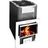Stove Niagara 18 anthracite with a panoramic door