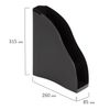 Tray vertical paper BRAUBERG "Cosmo" (260х85х315 mm), black