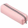 Pencil case-cosmetic bag BRAUBERG, frosted PVC, "Celebrity", pink, 21х5х6 cm