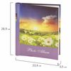 Photo album BRAUBERG for 10 magnetic sheets, 23х28 cm, "Dawn", purple