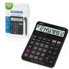 Desktop calculator CASIO DJ-120DPLUS-W (192х144 mm), 12 digits, dual power, black