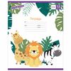 ЮНЛАНДИЯ / Notebook 12 y. line, cardboard cover, "AFRICA" / 20 pcs.