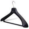 BRABIX / Coat hanger, size 50-52, plastic, anatomical, crossbar, strap hooks, black