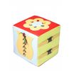Золотая Хохлома / Developing toy "Cube" textile
