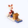 Богородская игрушка / Wooden souvenir "Piggy the builder"