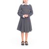 School jacket with decorative buttons grey for girls