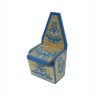 Беломорские узоры / Salt shaker wooden "blue Rakulskaya painting" with lid
