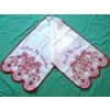 Карельские узоры / White linen towel "Rook wedding"