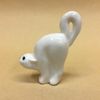 Figurine porcelain "white Cat" 5 cm
