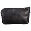 The case for keys FABULA "Estet", genuine leather, zipper, 75x125x25 mm, black
