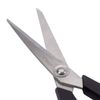 Scissors AVISMA "Soft Grip", 140 mm rubber inserts, black-red, 3-sided sharpening