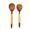 Хохлома Оптом / Wooden tea spoon "Krasnushka" 10 pieces
