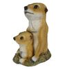 Ремеко / Decorative figure "Meerkats peeking out of the mink" L15W12H20cm