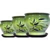 Тарусский художник / Tarus artist / Flowerpot "Plantain", 5.5 l