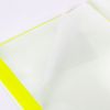 Pasta de 20 inserções BRAUBERG "Neon", 16 mm, amarelo neon, 700 microns