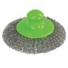 ЛАЙМА / Sponge (washcloth) for dishes, metal plastic handle, with a SPARE NOZZLE, 20 g