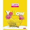 HATBER / Notebook A5, 96 sheets, staple, cage, selective varnish, "YELLOW" / 12 pcs.