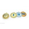 Medal of zirconia with a ring to order