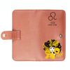 Clutch button mini with finished edges "Leo" red