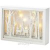 Kaemingk / New Year's lamp diorama Snow-white Forest 30 * 22 cm on batteries, 16 LED lamps
