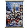 Kaemingk / Backlit painting Snowy Leipzig on Christmas Eve 82 * 55 cm, on canvas, battery operated