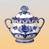 Галактика г.Гжель / Sugar bowl "Summer fantasy"