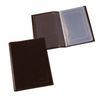 BEFLER / Grade driver's wallet, genuine leather, embossed, 6 plastic pockets, brown