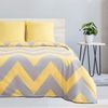 Этель / Bed linen 1.5 joint venture "Yellow Chevron" 143x215 cm, 150x214 cm, 70x70 cm -2 pcs