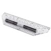 Line with roll's (t-square) 30 cm, BRAUBERG, metal roller box of the suspension