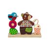 Pyramid wooden "Bear fishing" Ebulobo